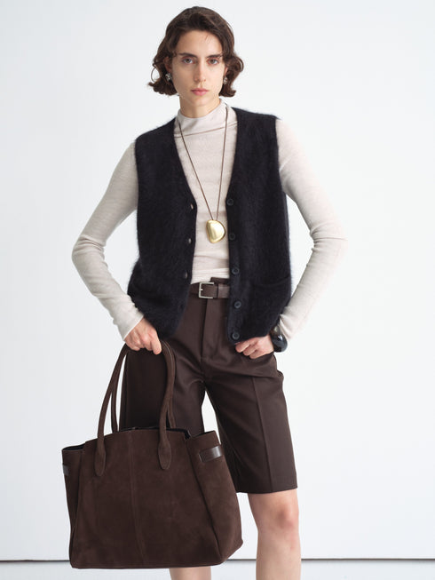 Brushed Knit Vest
